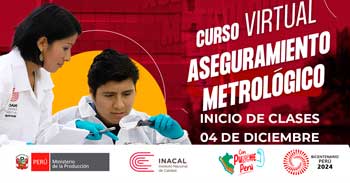 Curso online gratis "Aseguramiento Metrológico" del INACAL