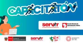 Cursos, talleres, conferencias, MOOC, gratis y certificados "CAPACITATÓN" 2023 del SERVIR