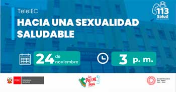 Evento online gratis "Hacia una sexualidad saludable" del MINSA
