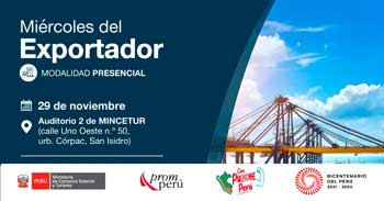 Seminarios Presencial de PromPerú sobre Exportación