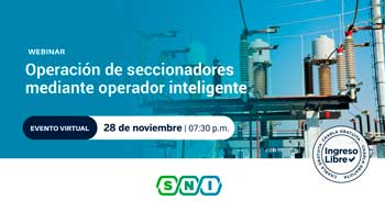Webinar online gratis "Operación de seccionadores mediante operador inteligente" de SNI