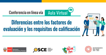 Conferencia online gratis "Diferencias entre los factores de evaluación y los requisitos de calificación"