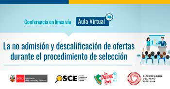 Conferencia online gratis "La no admisión y descalificación de ofertas durante el procedimiento de selección"