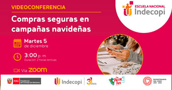  Conferencia online gratis "Compras seguras en campañas navideñas"