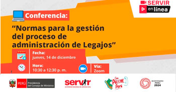 Conferencia online "Normas para la gestión del proceso de administración de legajos"