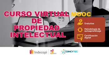 Curso online gratis MOOC de "Propiedad intelectual" del INDECOPI