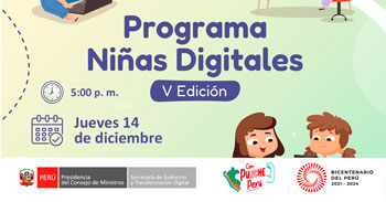 V Edición del "Programa Niñas Digitales"