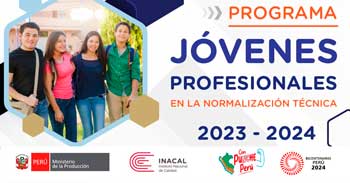Programa "Jóvenes Profesionales  2024"  del INACAL