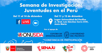 Semana de investigación: "Juventudes en el Perú" de la SENAJU