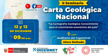  Seminario  online gratis La cartografía geológica: Conocimiento para el crecimiento económico del país