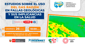 Conferencia semipresencial Estudios sobre el uso del Gas Radón en fallas geológicas y sus implicancias en al salud