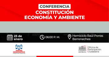 Conferencia online "Constitución, economía y ambiente" 