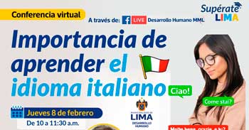 Conferencia online gratis "Importancia de aprender el idioma italiano"
