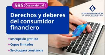 Curso online gratis "Deberes y Derechos del Consumidor Financiero" del SBS