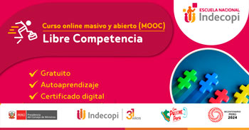 Curso online gratis certificado sobre Libre Competencia de INDECOPI