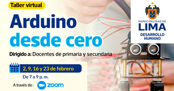 Curso online "Arduino desde cero para docentes" de la Municipalidad de Lima