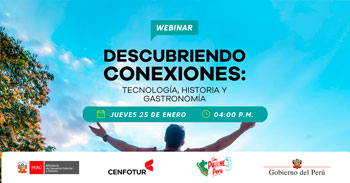 Webinar online "Descubriendo conexiones: tecnología, historia y gastronomía"