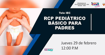 Capacitación online "RCP pediátrico básico para padres" del Instituto Nacional de Salud del Niño