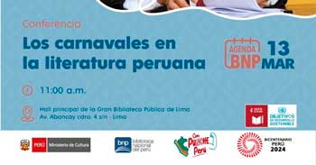 Conferencia presencial "Los carnavales en la literatura peruana" de la (BNP)