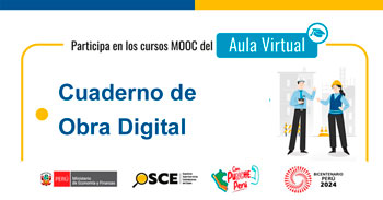  Curso online gratis con certificado "Cuaderno de Obra Digital" del OSCE