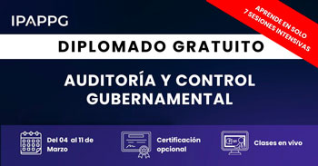 Diplomado online gratis "Auditoría y Control Gubernamental" de IPAPPG