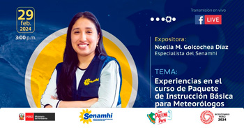 Evento online gratis "Experiencias en el curso de paquete de instrucción básica para meteorólogos en AEMET" 