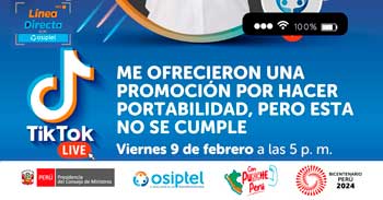 Evento online gratis "Me ofrecieron una promoción por hacer portabilidad, pero esta no se cumple" 