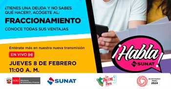 Evento online gratis "Renta 2023 cronogramas y obligados" de la SUNAT