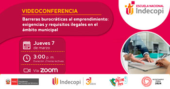 Conferencia online Barreras burocráticas al emprendimiento: exigencias y requisitos ilegales en el ámbito municipal
