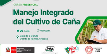 Curso presencial "Manejo Integrado del Cultivo de Caña de azúcar" del INIA