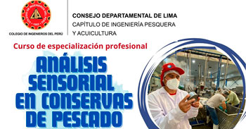  Curso semipresencial "Profesional: Análisis Sensorial en Conservas de Pescado"