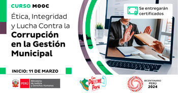 Curso online gratis con certificado "Ética, Integridad y Lucha Contra la Corrupción en la Gestión Municipal"