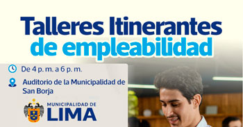 Taller Presencial "Itinerantes de empleabilidad" de la Municipalidad de Lima