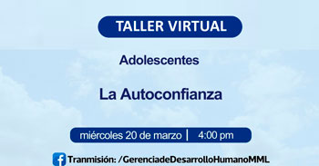 Taller online "La autoconfianza" de la Municipalidad de Lima