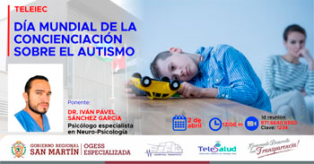 Capacitación online gratis  "Día mundial de la concienciación sobre el autismo" del MINSA