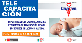  Capacitación online gratis "Importancia de la lactancia materna"  del  MINSA
