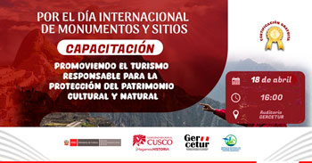 Capacitación presencial Promoviendo el Turismo Responsable Para la Protección del Patrimonio Cultural y Natural