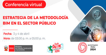 Conferencia online "La estrategia de la metodología BIM en el Sector Público" del MINISTERIO DE VIVIENDA