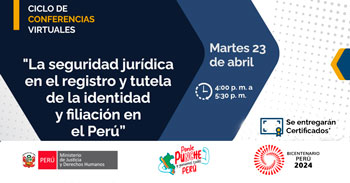  Conferencia online "El proceso de alimentos en el Perú: avances y desafíos" 