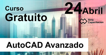 Curso online gratis "AutoCAD Avanzado" de Sirio - Centro de Capacitación