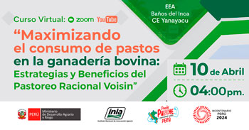 Curso online "Maximizando el consumo de pastos en la ganadería bovina" del INIA