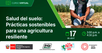 Curso online "Salud del suelo: Prácticas sostenibles para una agricultura resiliente" del INIA