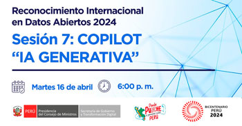 Evento online Copilot "IA generativa" de la Secretaría de Gobierno y Transformación Digital