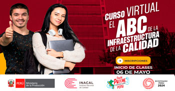 Curso online gratis "El ABC de la Infraestructura de la Calidad" del INACAL