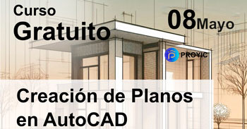  Curso online gratis "Creación de Planos en AutoCAD" de Proyic