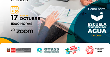 Seminario virtual "Buenas prácticas para principales clientes" del OTASS