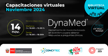 Capacitación virtual en "Dynamed" del CONCYTEC