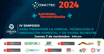 Simposio online "Promoviendo la Ciencia, Tecnología e Innovación Forestal y de Fauna Silvestre" del MIDAGRI