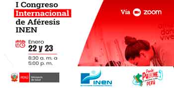 Congreso online Internacional de Aféresis del INEN