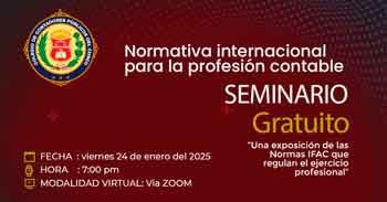 Seminario online gratis "Normativa Internacional para la Profesión Contable"